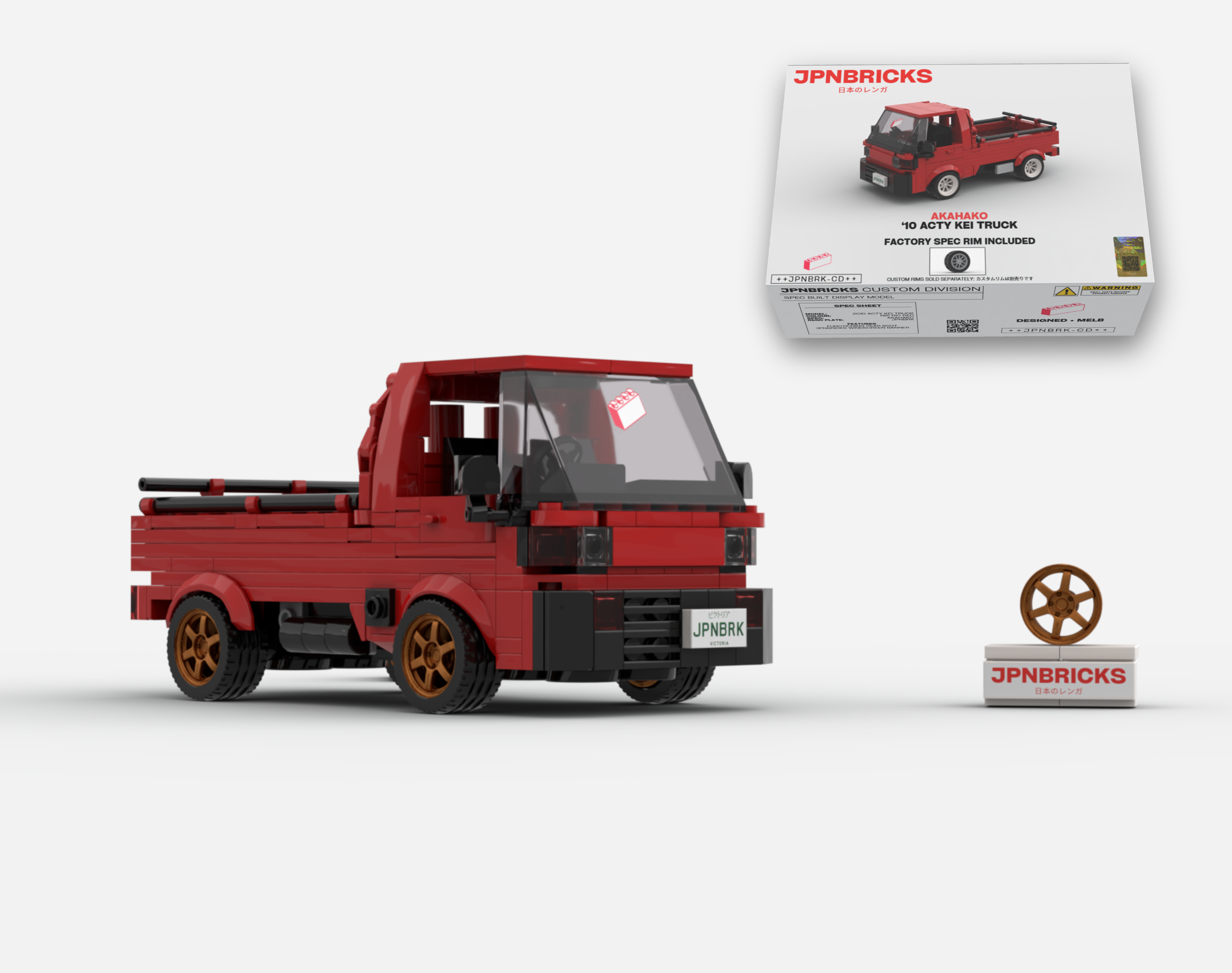 2010 ACTY KEI TRUCK R81 RED