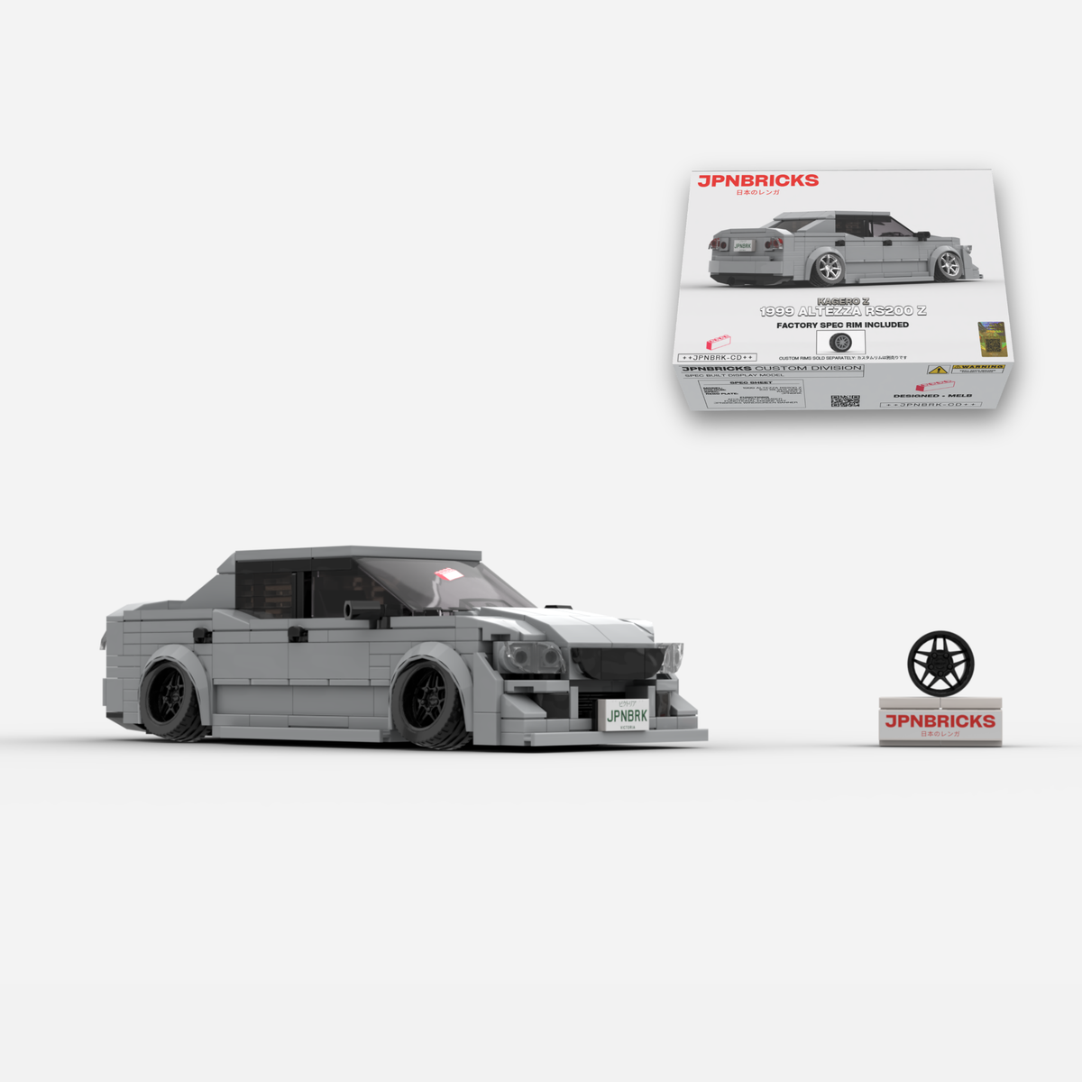 [PRE-ORDER] 1999 Altezza RS200 Z 1C0 Grey Brick Car Model Kit