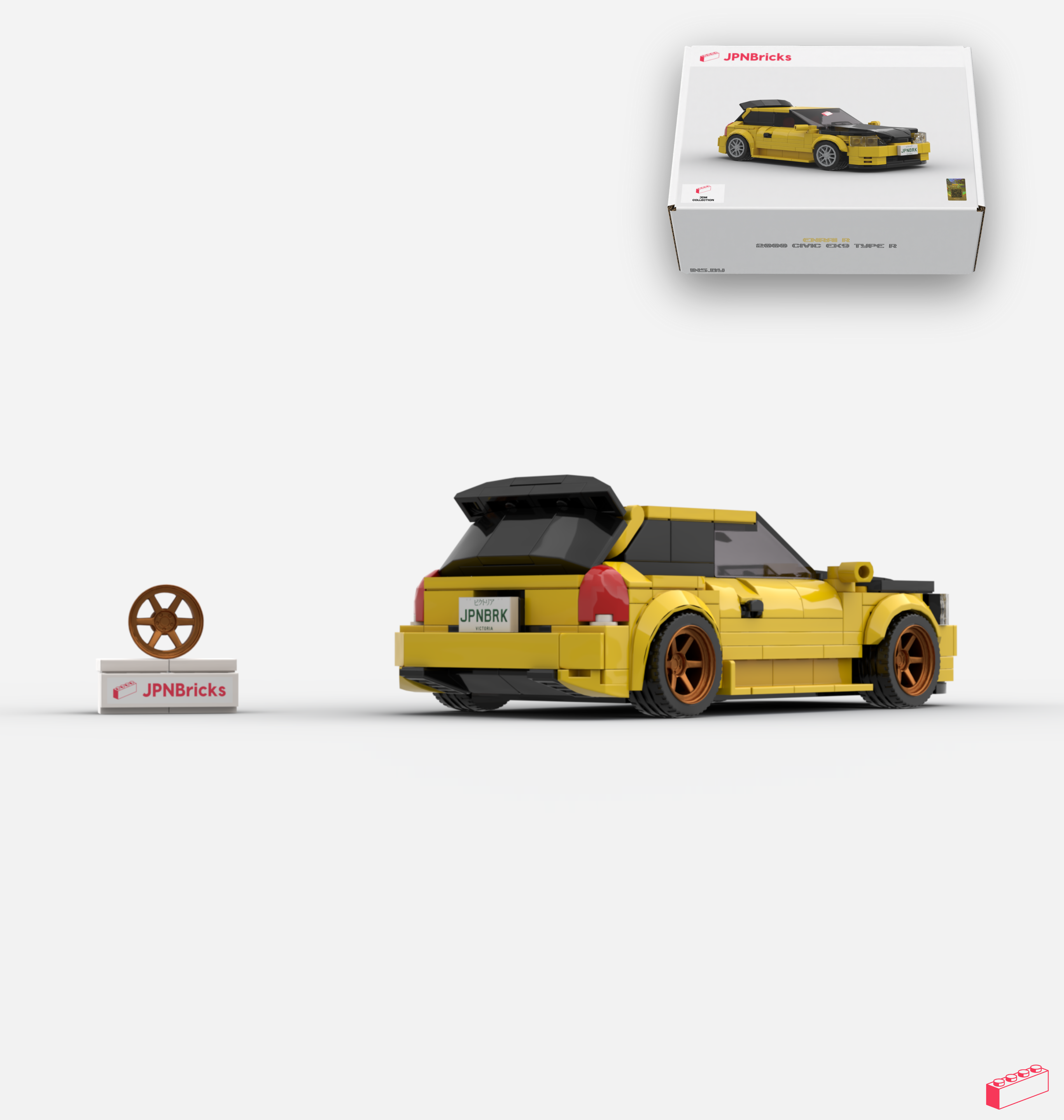 2000 CIVIC EK9 TYPE R YZ YELLOW CUSTOM SPEC