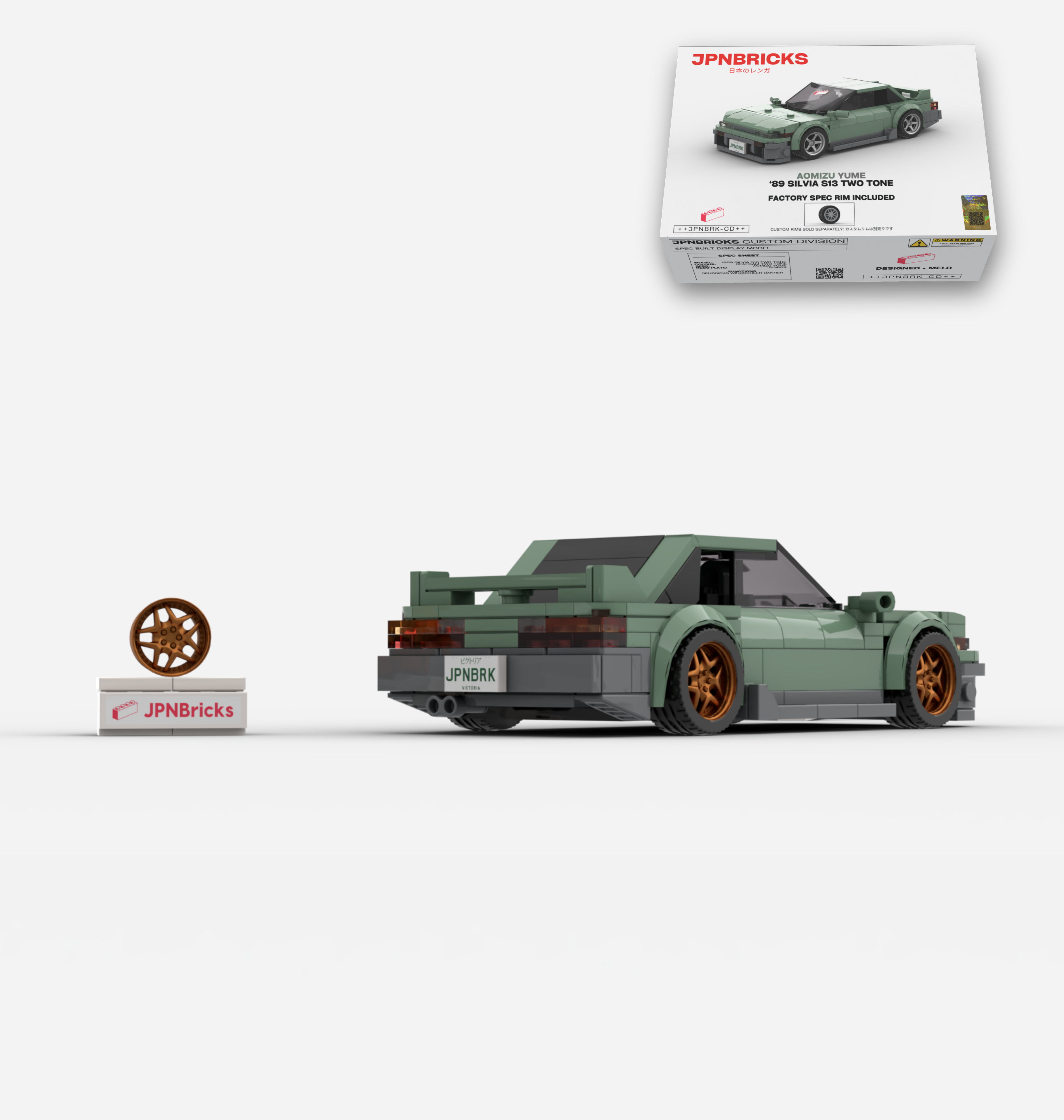 1989 SILVIA S13 SEAFOAM TWO TONE CUSTOM SPEC