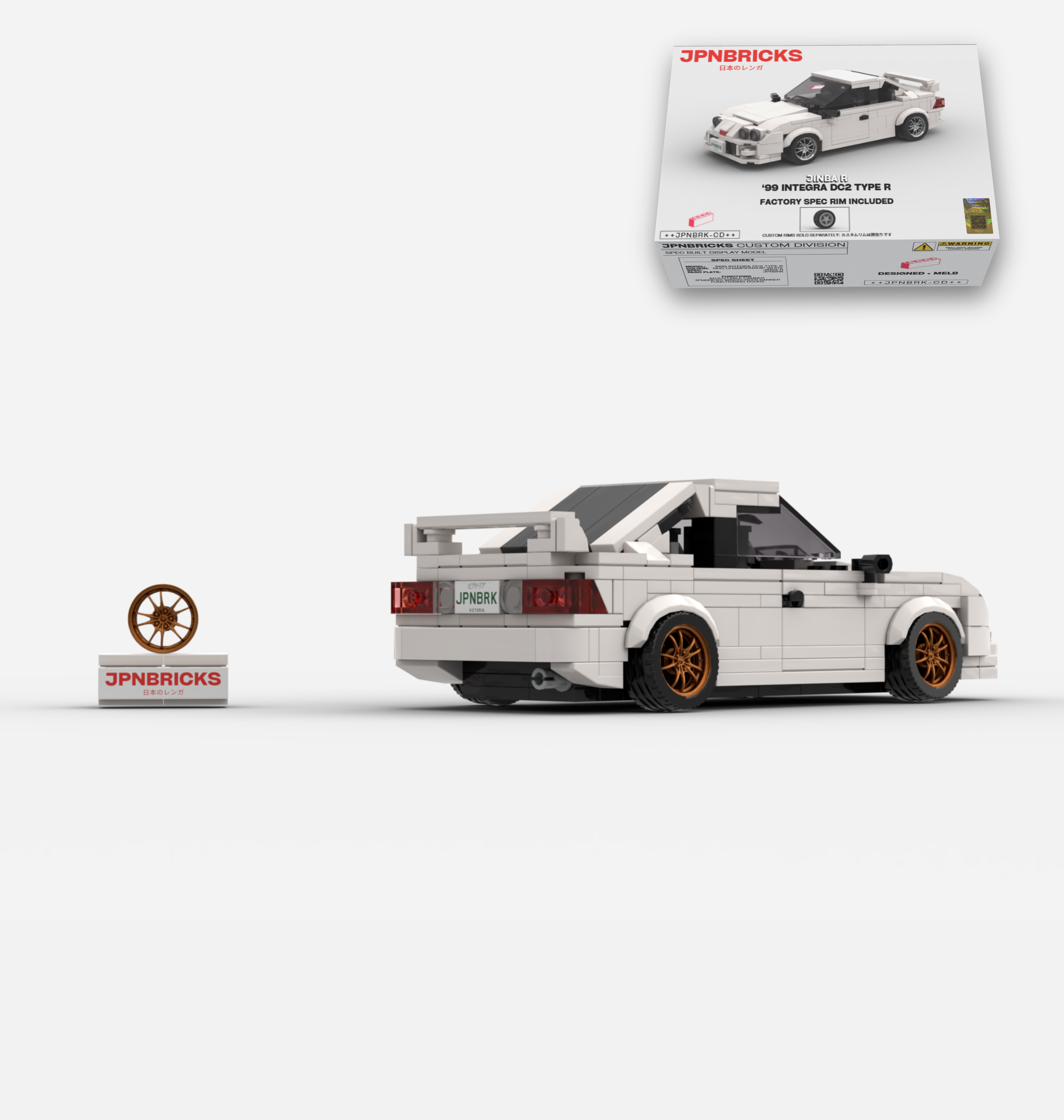 [PRE-ORDER] 1999 INTEGRA DC2 TYPE R NH0 CHAMPIONSHIP WHITE