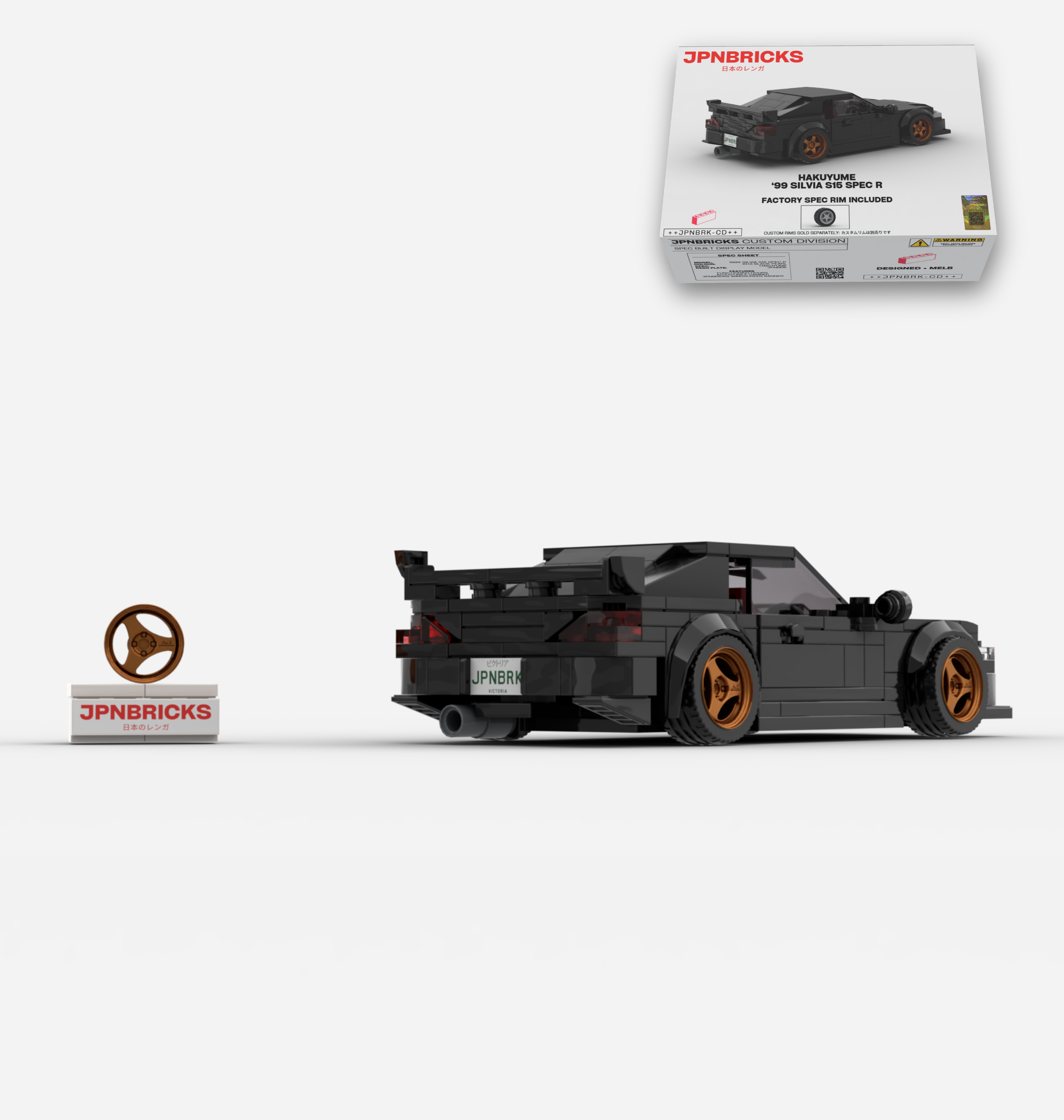 1999 SILVIA S15 SPEC R KH3 BLACK CUSTOM SPEC