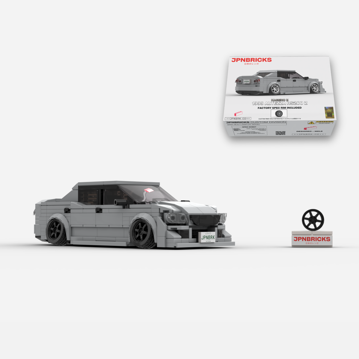 [PRE-ORDER] 1999 Altezza RS200 Z 1C0 Grey Brick Car Model Kit