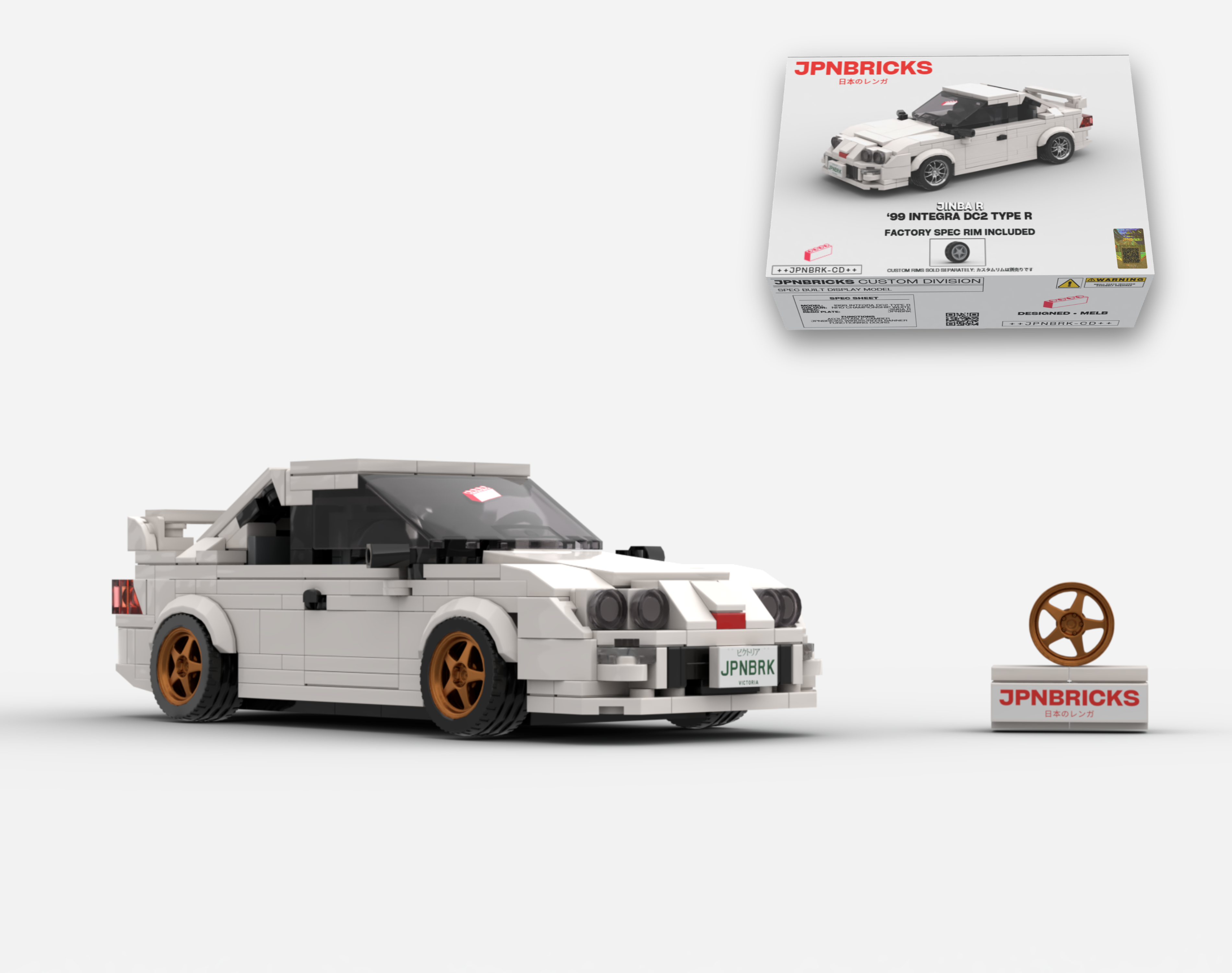 [PRE-ORDER] 1999 INTEGRA DC2 TYPE R NH0 CHAMPIONSHIP WHITE