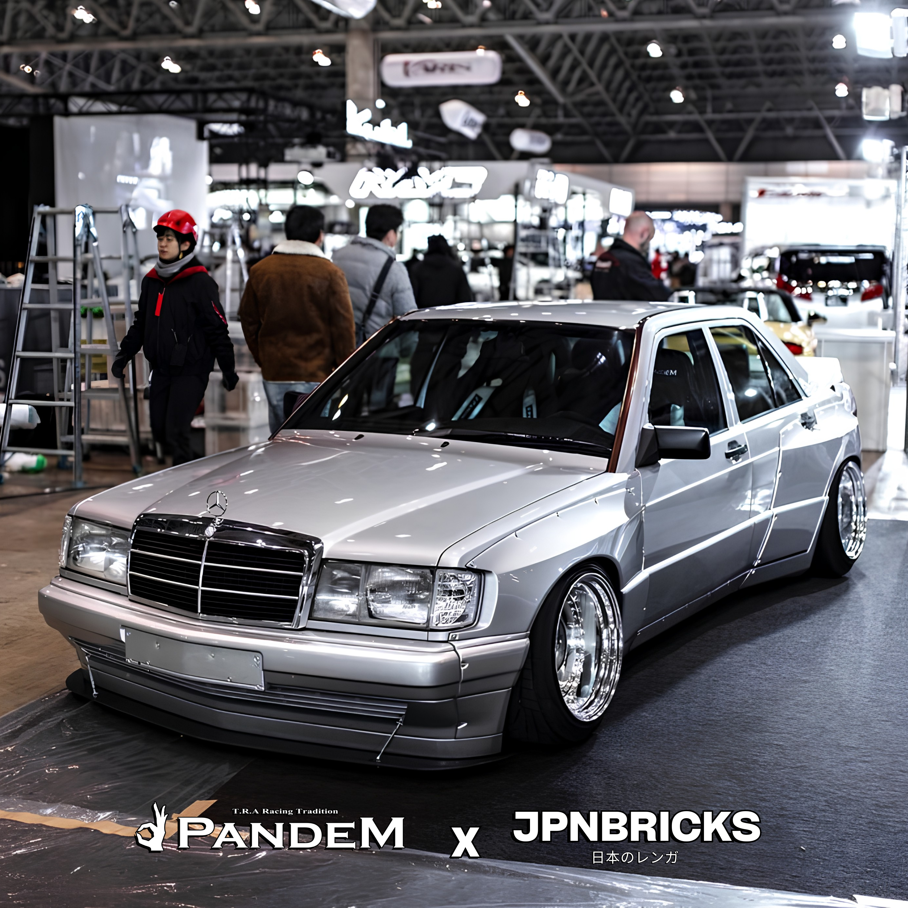 190E PANDEM EDITION V1.0 (1982-1993) // 1 of 500 BRICK CAR MODEL KIT