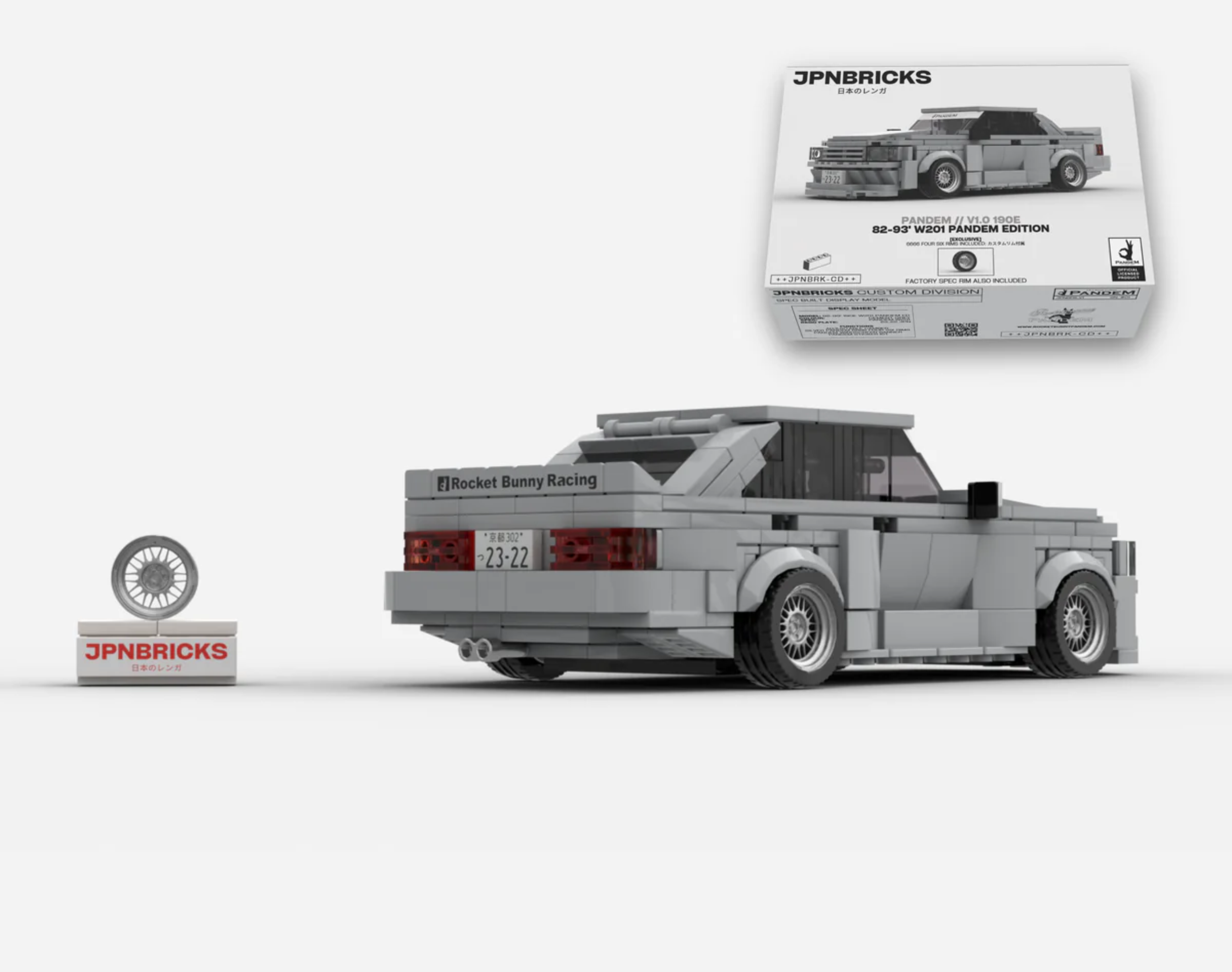 [PRE-ORDER] PANDEM™ x JPNBRICKS™ 190E PANDEM EDITION V1.0 (1982-1993) // 1 of 500