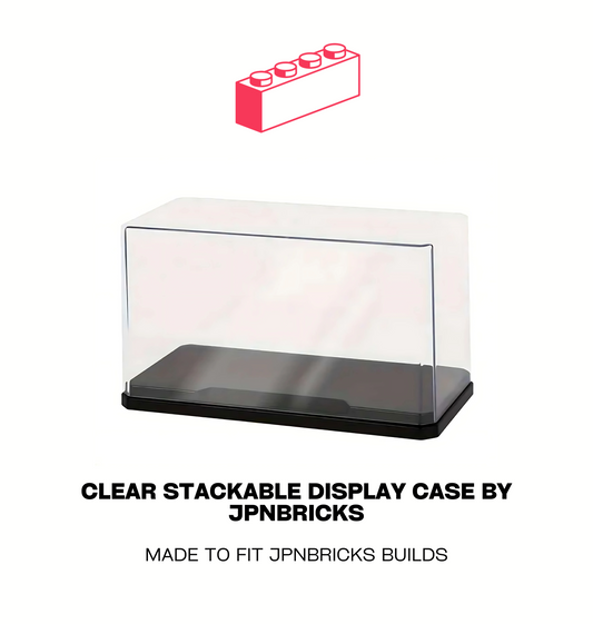 CLEAR STACKABLE DISPLAY CASE