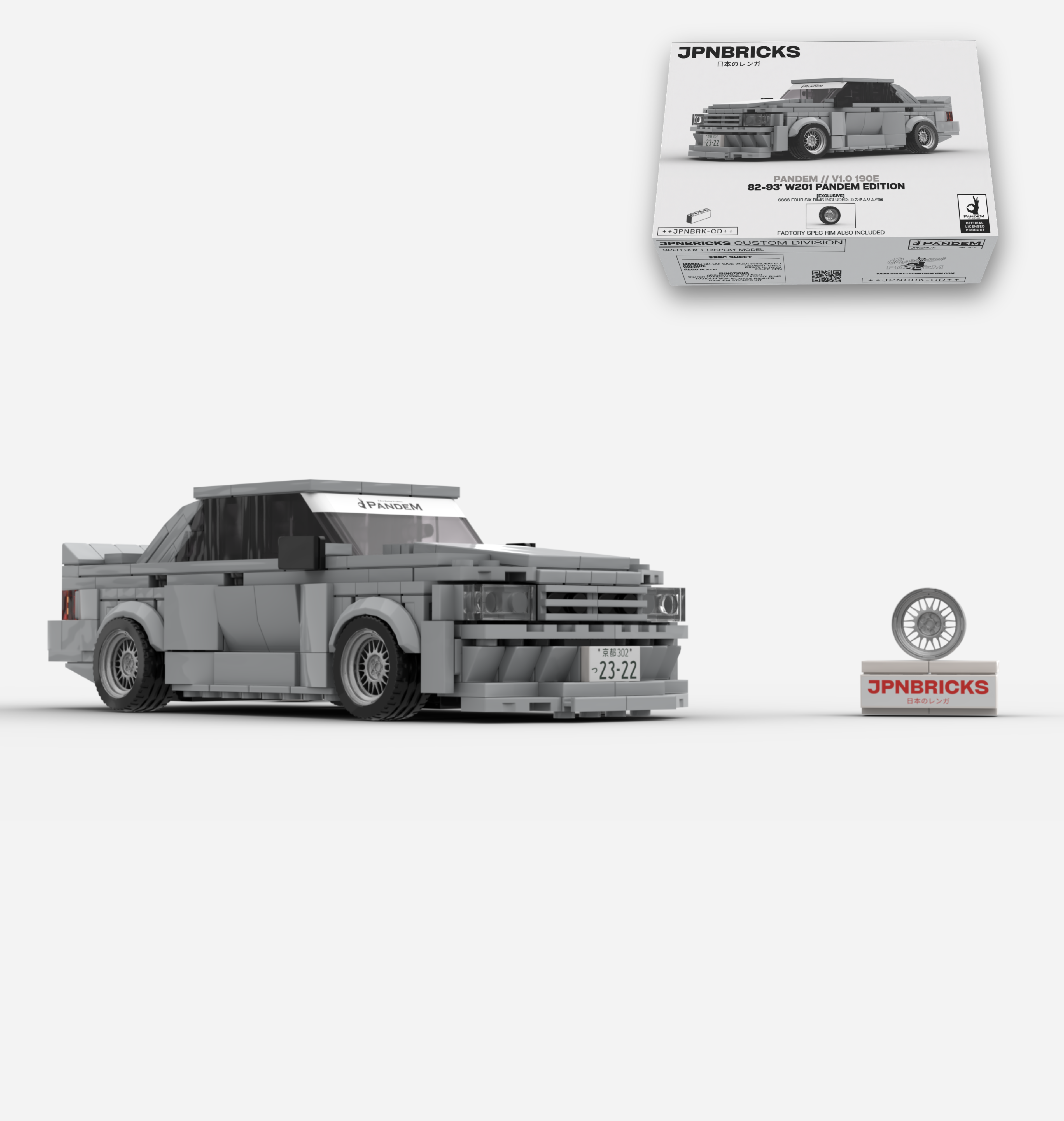 [PRE-ORDER] PANDEM™ x JPNBRICKS™ 190E PANDEM EDITION V1.0 (1982-1993)