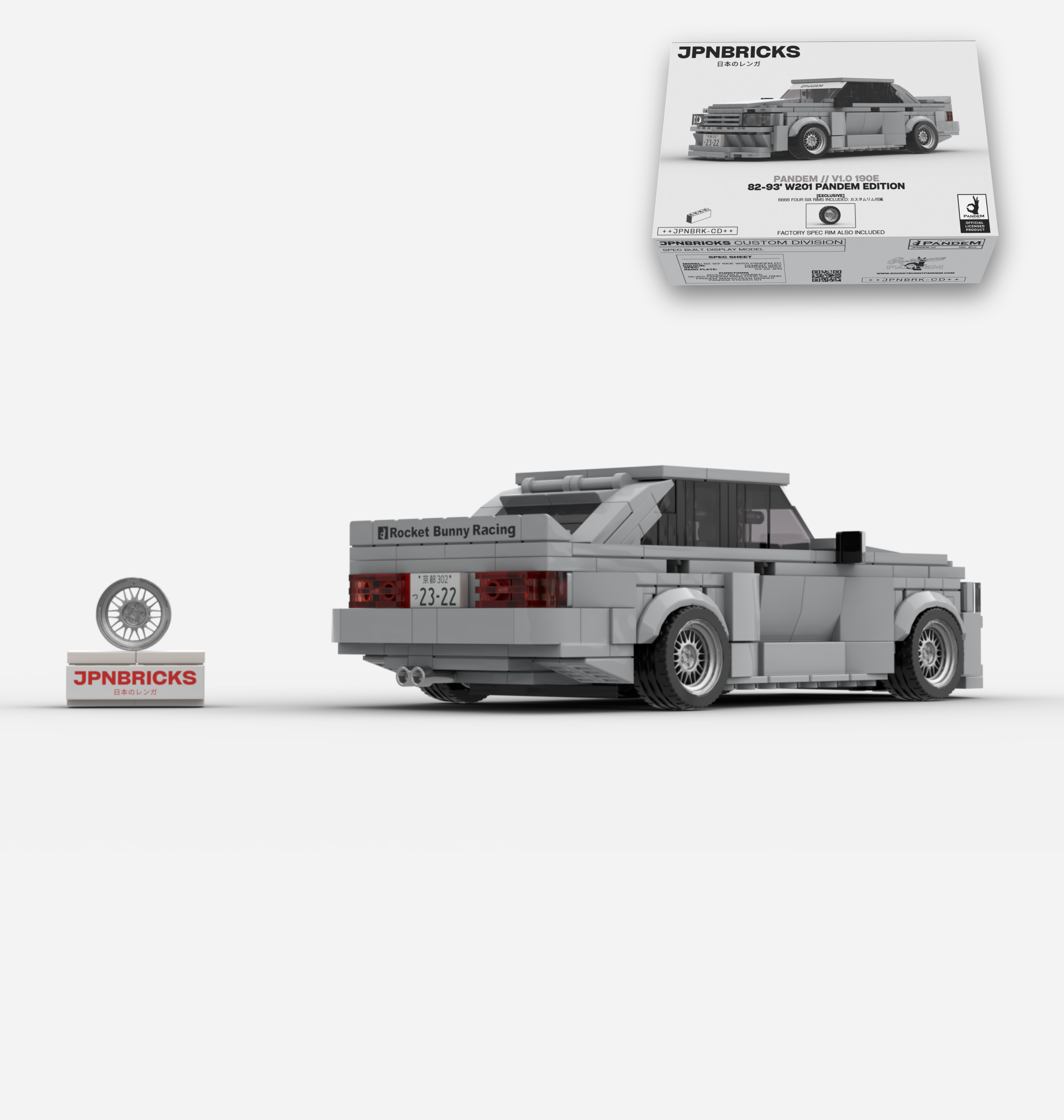 [PRE-ORDER] PANDEM™ x JPNBRICKS™ 190E PANDEM EDITION V1.0 (1982-1993)