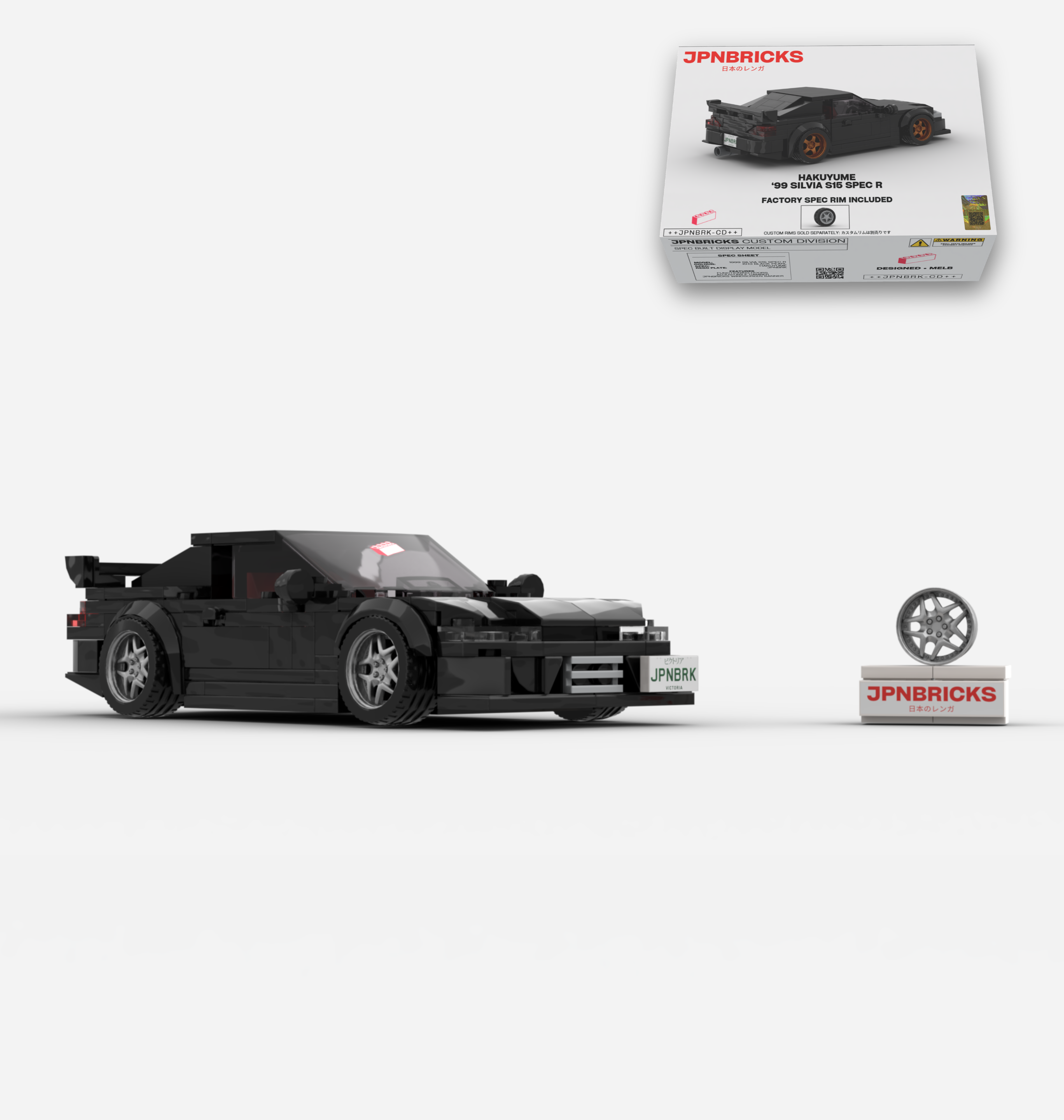1999 SILVIA S15 SPEC R KH3 BLACK