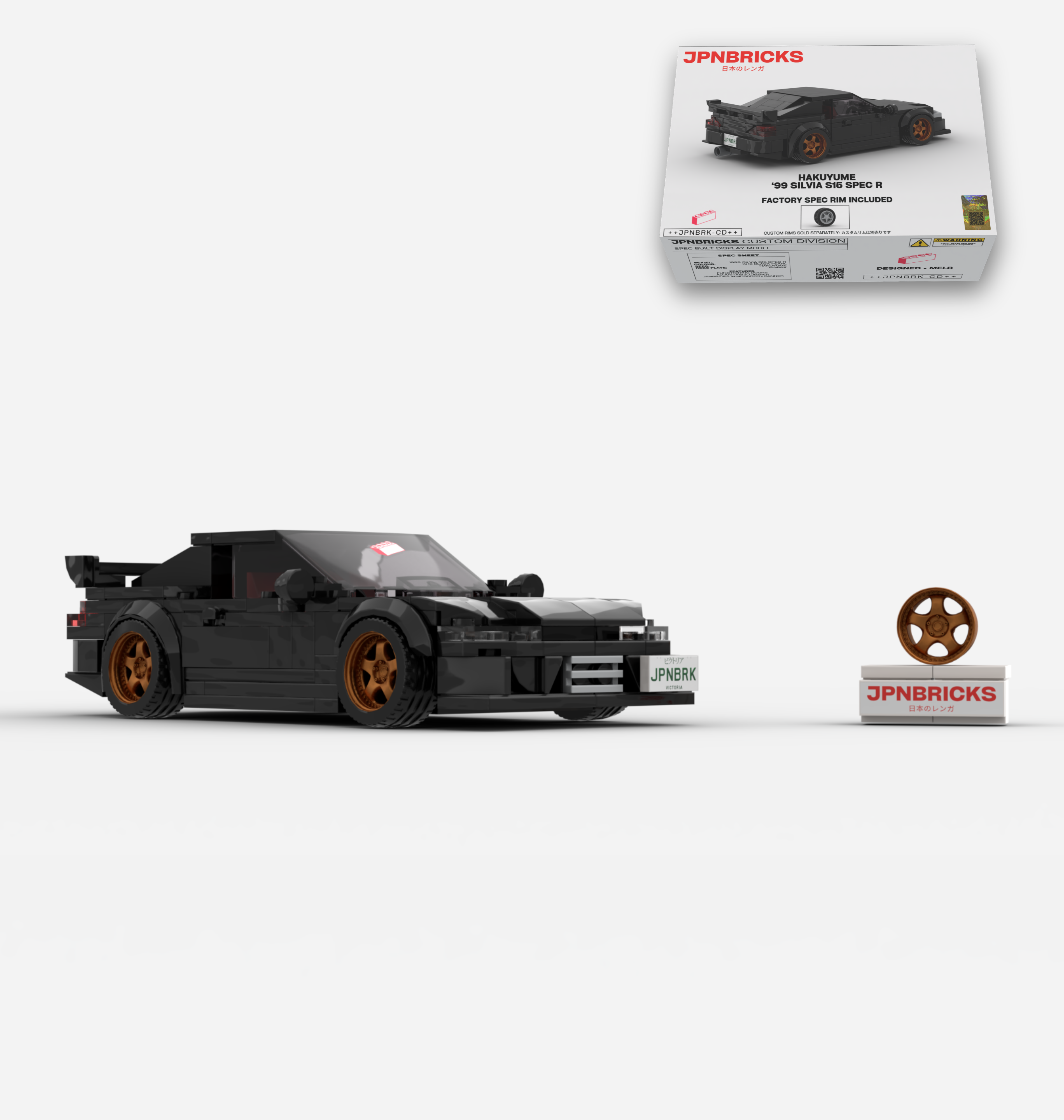 1999 SILVIA S15 SPEC R KH3 BLACK